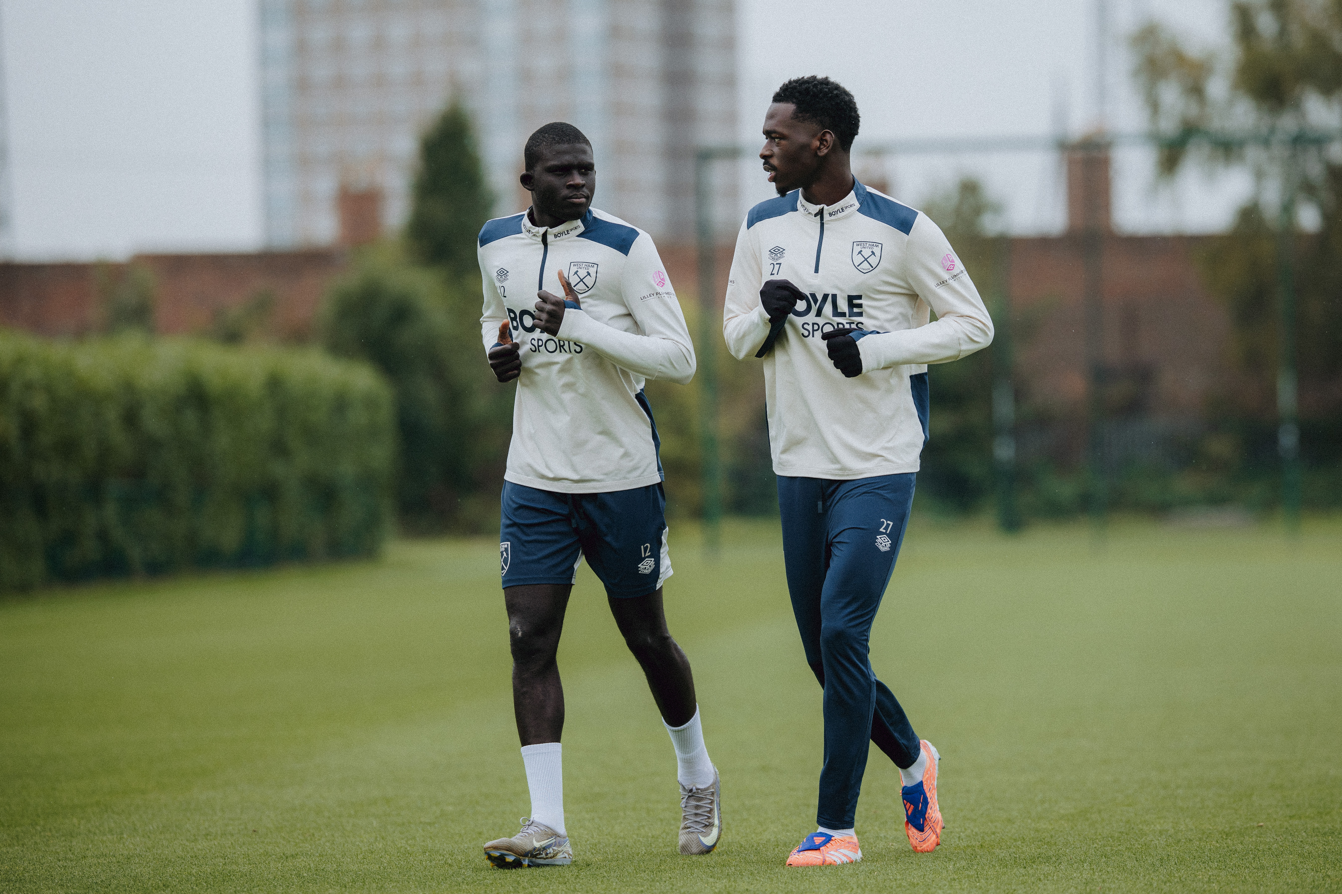 El Hadji Malick Diouf and Soungoutou Magassa 