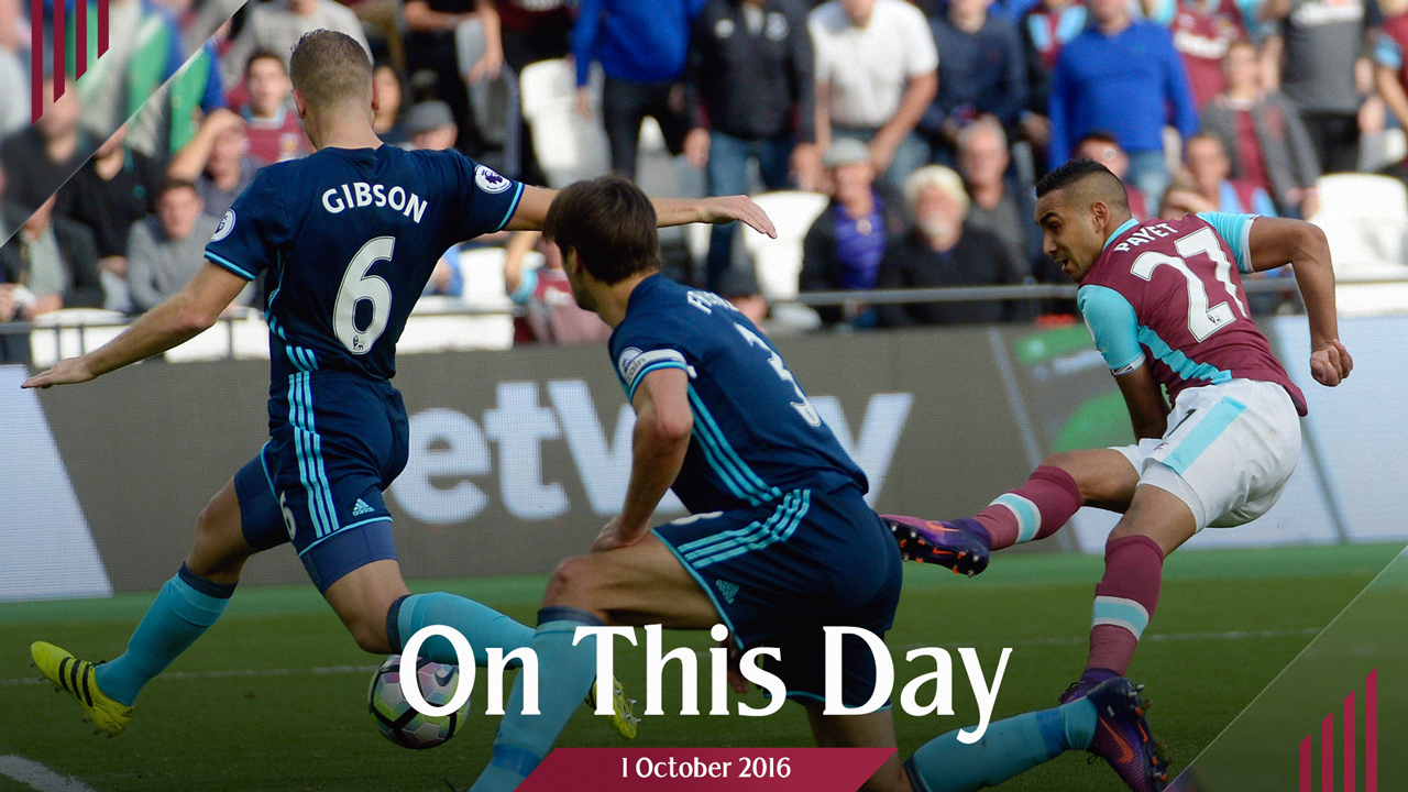 Dimitri Payet scores against Middlesbrough